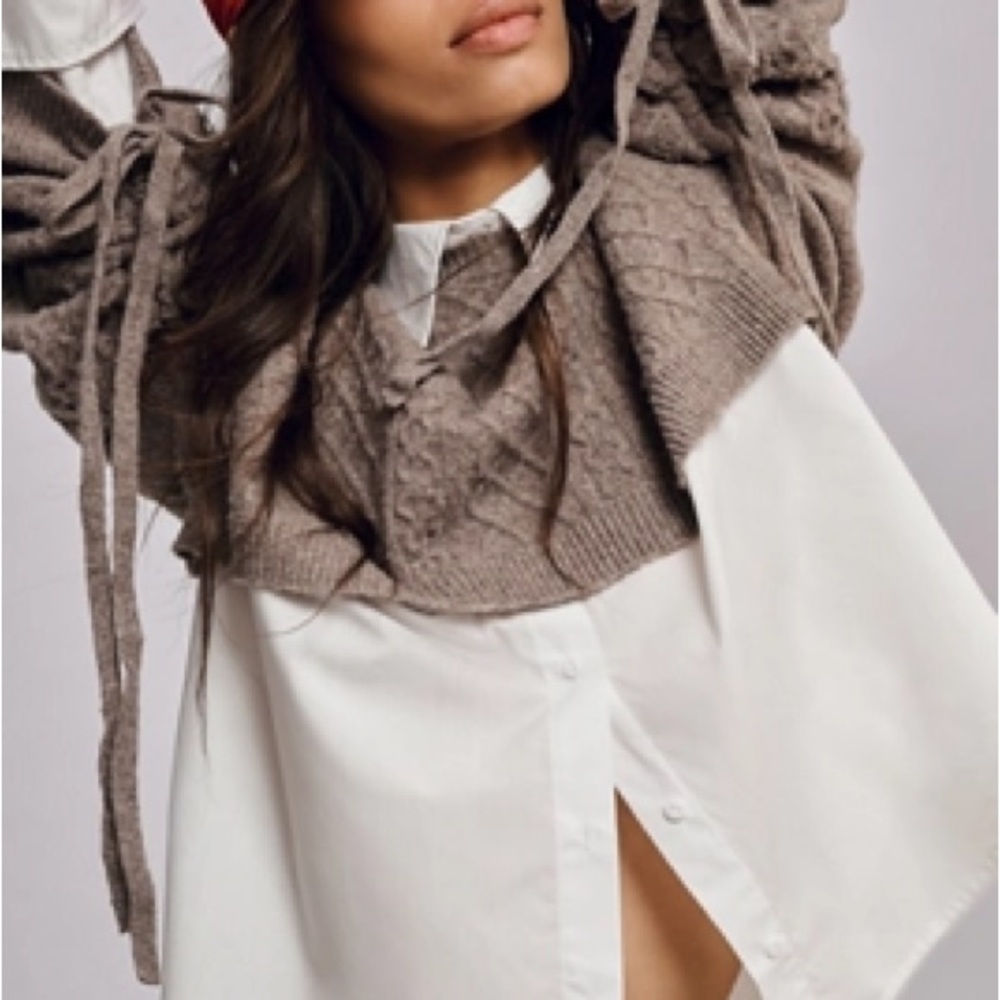 ASTR the Label Twofer Cable  Sweater - Picture 2 of 7